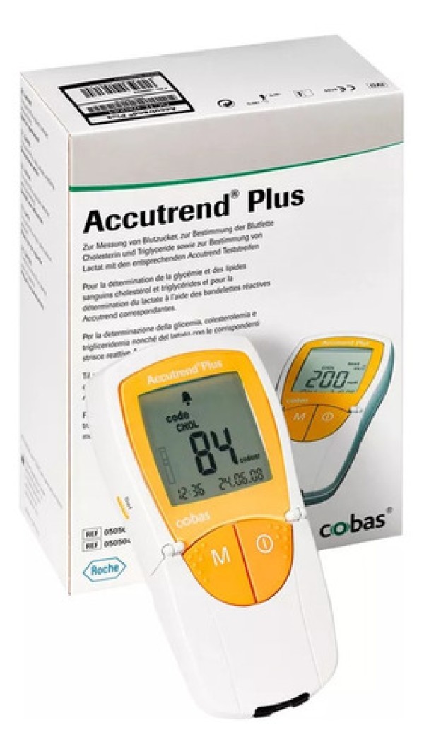 Encontraproduto.com.br - Aparelho Monitor Accutrend Plus Roche 1 Unidade