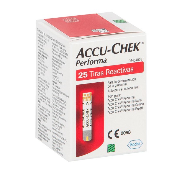 Encontraproduto.com.br - Tiras Accu-Chek Performa Roche C/ 25 Unidades