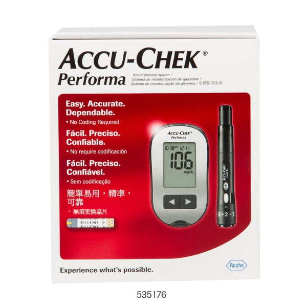 Encontraproduto.com.br - Kit para Controle de Glicemia Accu-Chek Performa