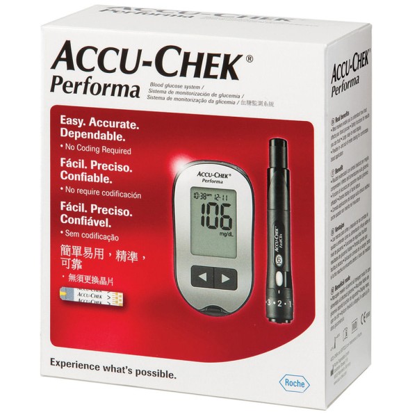 Encontraproduto.com.br - Kit para Controle de Glicemia Accu-Chek Performa