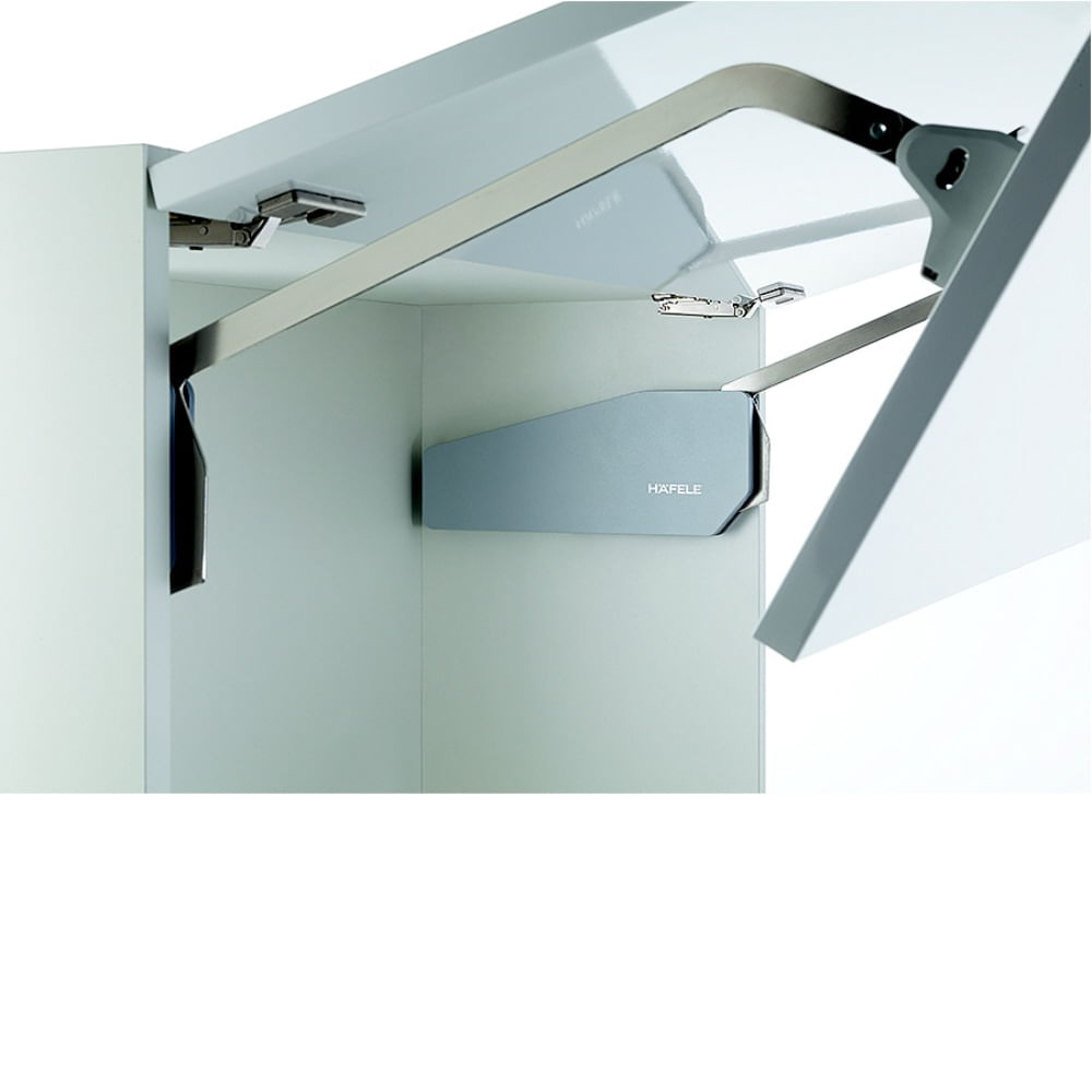 Encontraproduto.com.br - Articulador Free Fold 960-1.010mm | 6,5 a 12,8 Kg para Portas com Duas Folhas Iguais Hafele