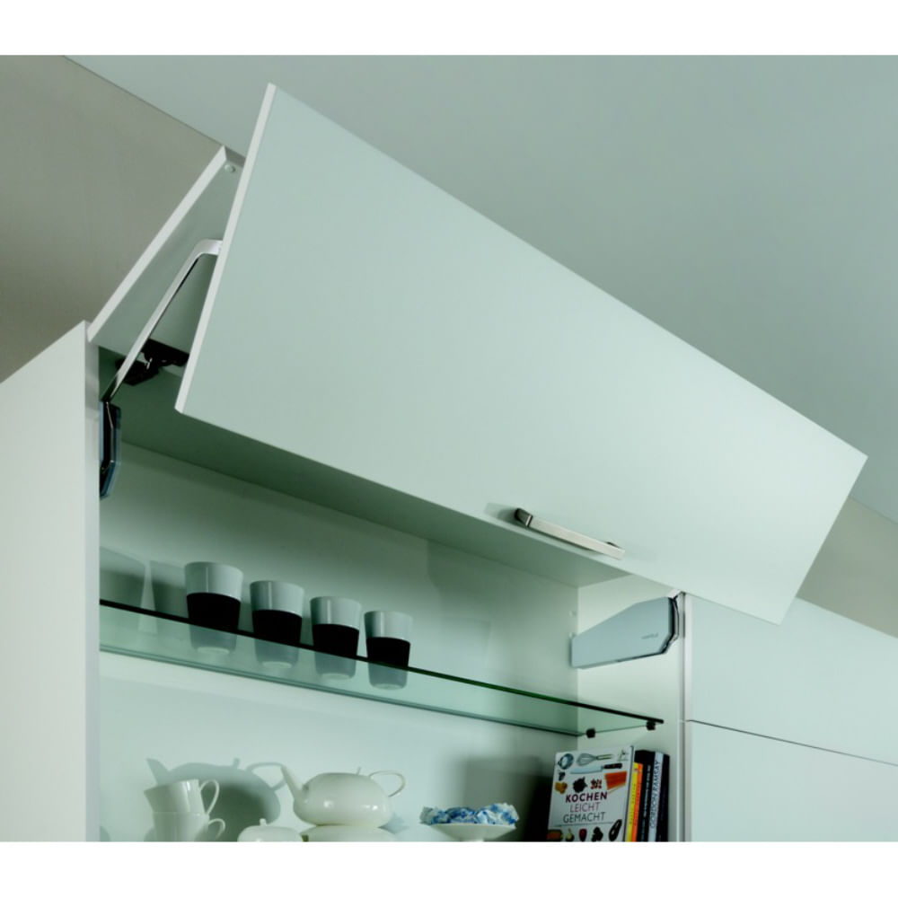 Encontraproduto.com.br - Articulador Free Fold 960-1.010mm | 6,5 a 12,8 Kg para Portas com Duas Folhas Iguais Hafele