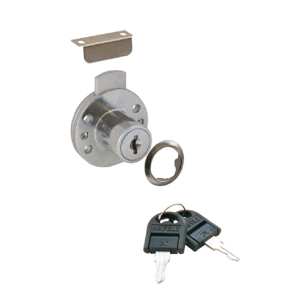Encontraproduto.com.br - Fechadura de Embutir 22 mm com Chave Dobrável Cromada