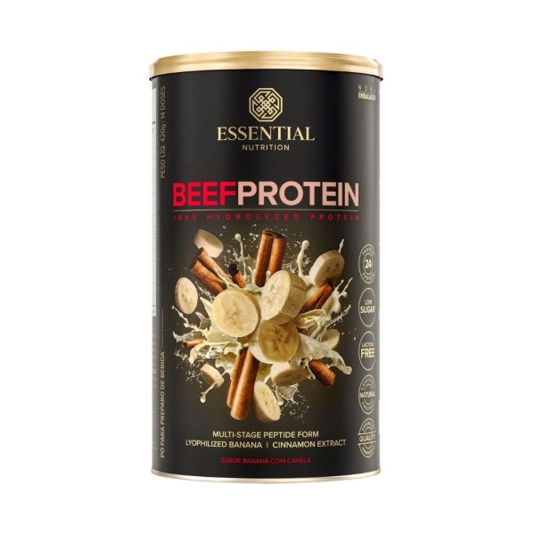 Encontraproduto.com.br - Suplemento Essential de Cacau Beef Protein 480g