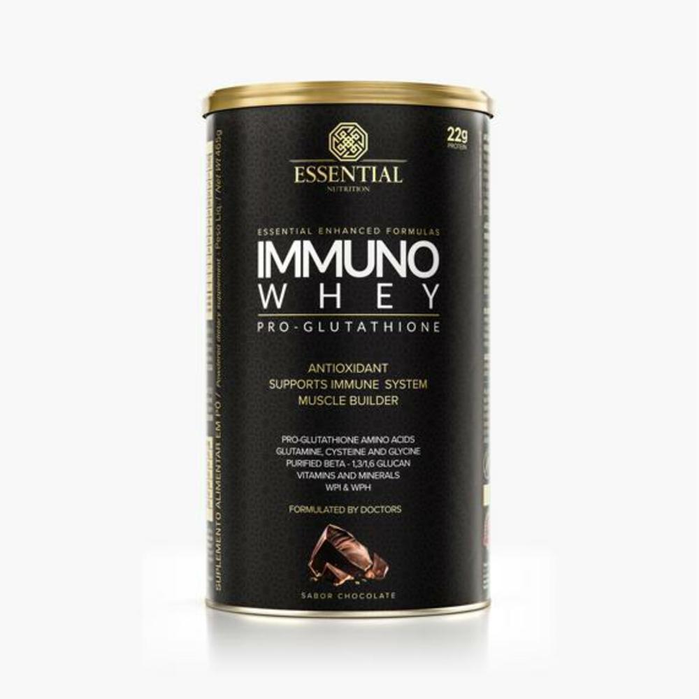 Encontraproduto.com.br - Immuno Whey Pro Glutat Cacao Essential Nutrition 465g