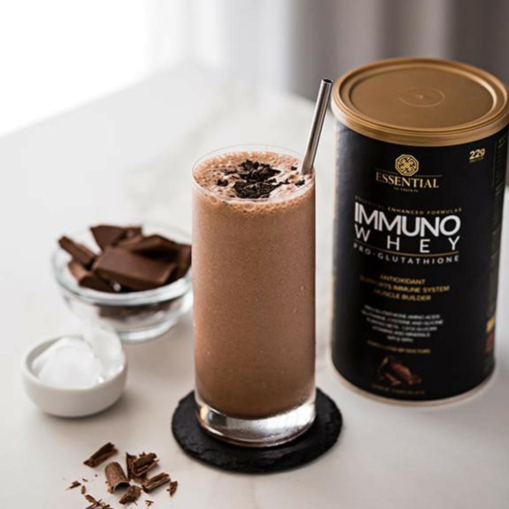 Encontraproduto.com.br - Immuno Whey Pro Glutat Cacao Essential Nutrition 465g