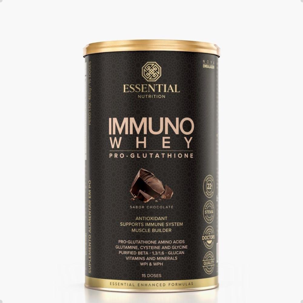 Encontraproduto.com.br - Immuno Whey Pro Glutat Cacao Essential Nutrition 465g