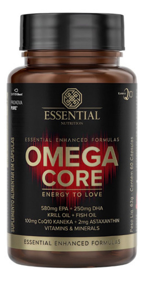 Suplemento Ômega Core Essential 60 Cápsulas
