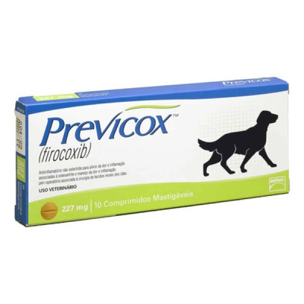 Previcox 227mg para Cães Uso Veterinário com 10 Comprimidos