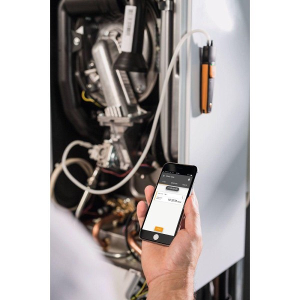 Encontraproduto.com.br - Medidor de Pressão Diferencial Inteligente com Bluetooth para Operação via Smartphone ou Tablet Testo 510i
