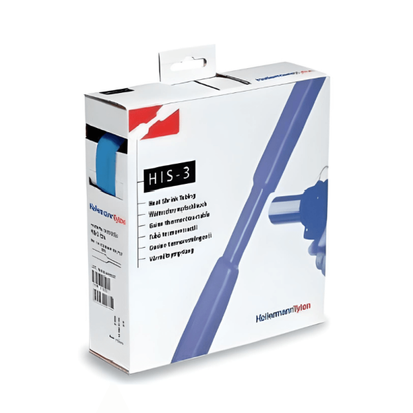 Encontraproduto.com.br - Tubo TermoContrátil His-3 24/8 1 Azul - Embalagem Com 3 Metros Hellermann