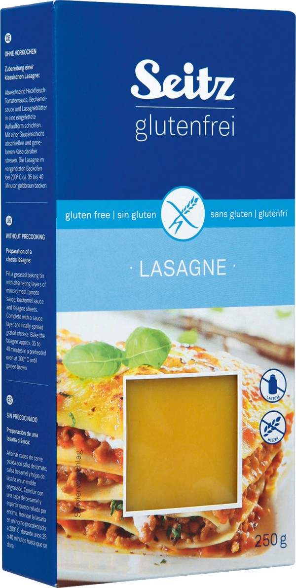 Encontraproduto.com.br - Massa de Lasanha sem Glúten Seitz 200g