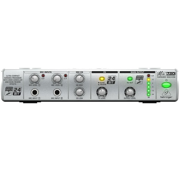 Encontraproduto.com.br - Mixer Mini Mix Cancelador de Voz Karaokê MIX800 - Behringer