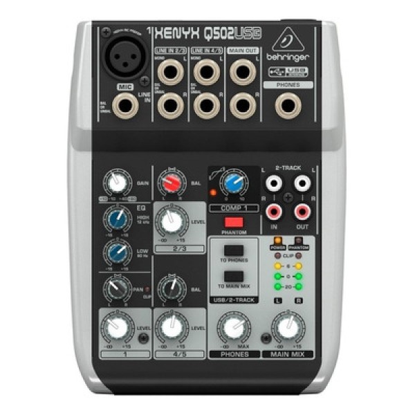 Encontraproduto.com.br - Mesa de Som Q-502 USB - Behringer