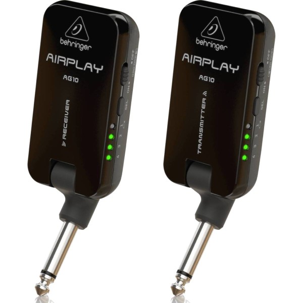 Encontraproduto.com.br - Sistema Sem Fio de Guitarra de 2,4 GHz Airplay Guitar AG-10 - Behringer