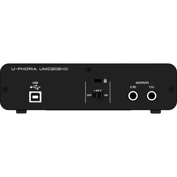 Encontraproduto.com.br - Interface de Áudio USB 2.0 U-Phoria UMC-202HD - Behringer