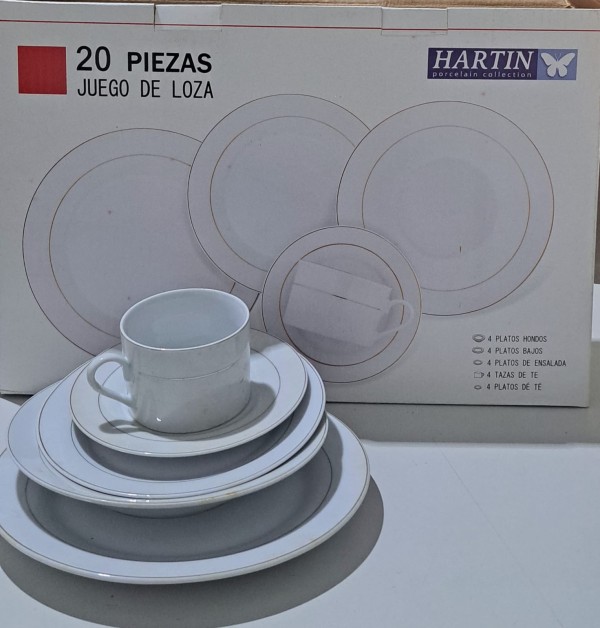 Encontraproduto.com.br - Aparelho de Jantar Porcelana 20 peças SW07102 Real Price