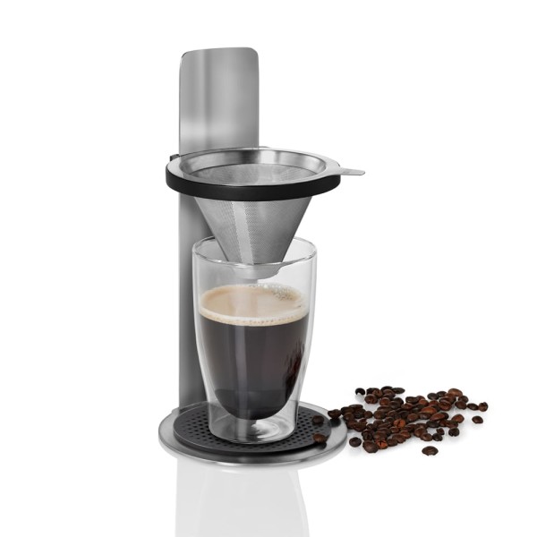 Encontraproduto.com.br - Coador De Café Pour Over com Base em Inox Mr Brew AdHoc