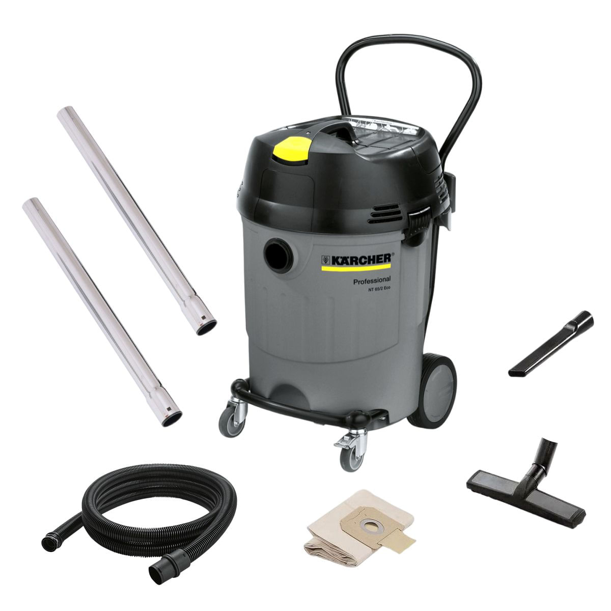 Aspirador de Pó e Água Karcher NT 65/2 Eco Capacidade 65LT 2750W 220V