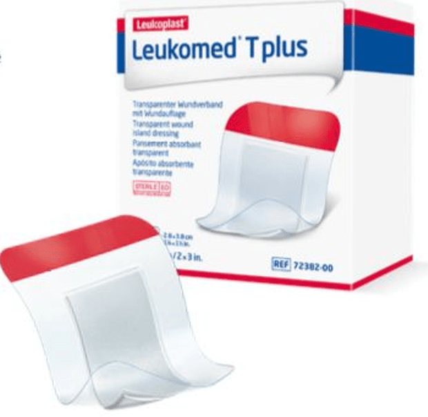 Curativo Filme Impermeável com Compressa Absorvente LEUKOMED T PLUS 10x25cm - Kit 10un - Essity