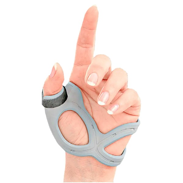 Encontraproduto.com.br - Órtese de Polegar Actimove Rhizo - Forte - Esquerdo - Cinza - M - Curta