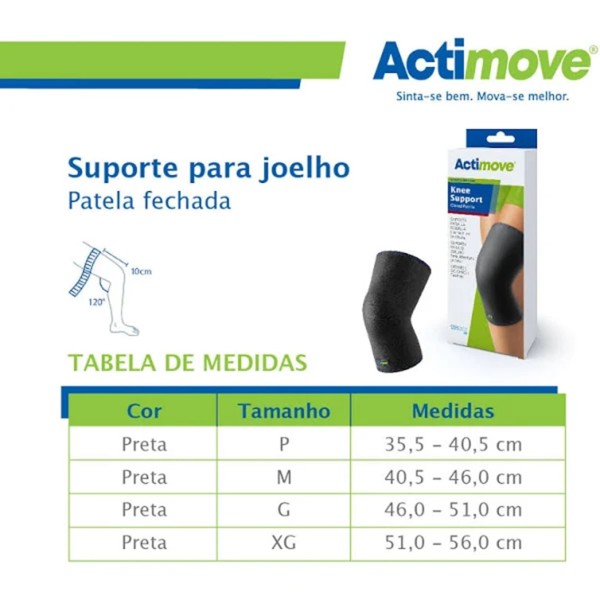 Encontraproduto.com.br - Joelheira Actimove Sport Pat Fechada G