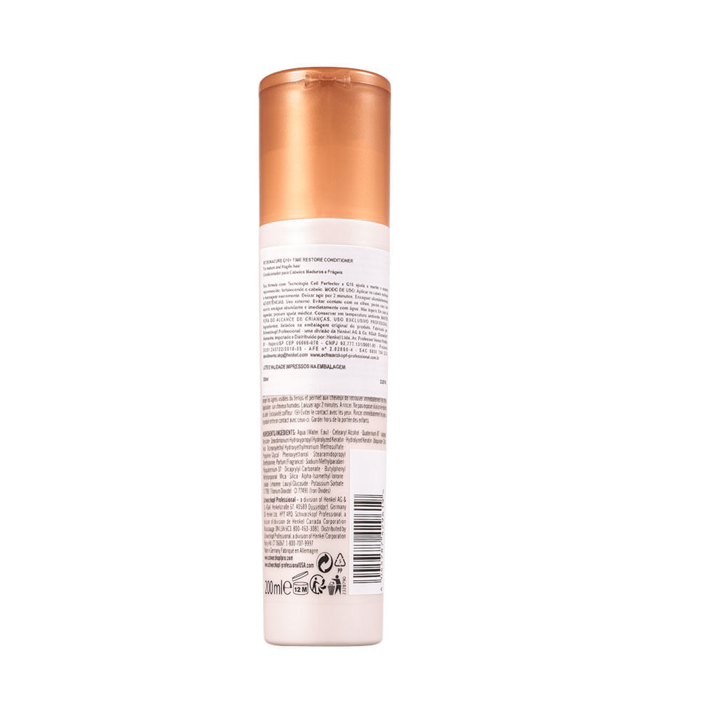 Encontraproduto.com.br - Schwarzkopf Professional BC Q10 Time Restore - Condicionador 200ml