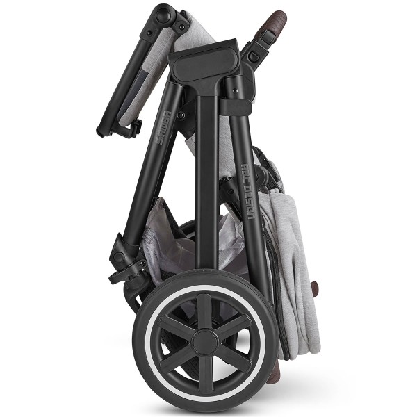 Encontraproduto.com.br - Carrinho Bebê Compacto Reversível Reclinável Até 15kg 3 em 1 Travel System Samba Mineral ABC Design