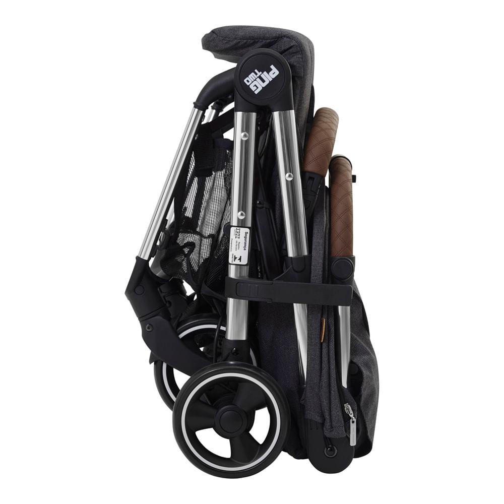 Encontraproduto.com.br - Carrinho de Bebê Abc Design Ping Two Diamond Asphalt
