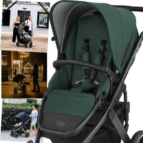Encontraproduto.com.br - Carrinho de Bebe para Passeio Berço ABC Design Salsa 4 Basil