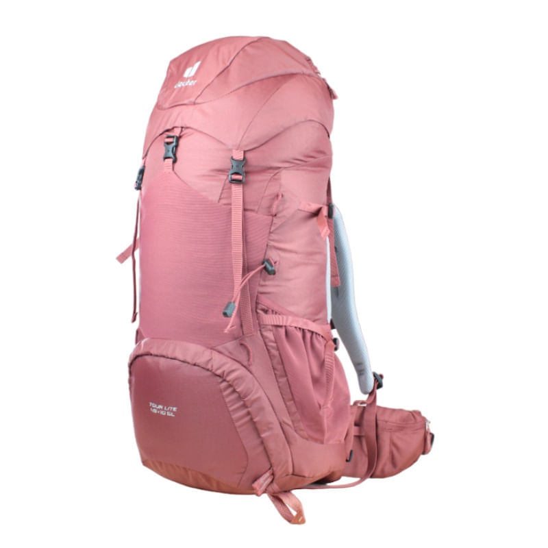 Encontraproduto.com.br - Mochila Tour Lite 45+10 SL Deuter com ergonomia desenhada para a anatomia feminina