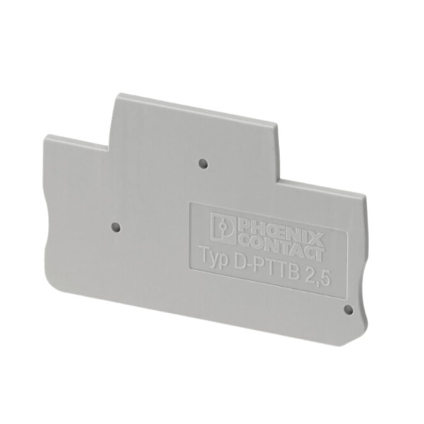 Tampa Terminal Para Born Conector 39,6X2,2X68Mm D-Pttb2,5 Pa Cinza 3211634 Phoenix Contact