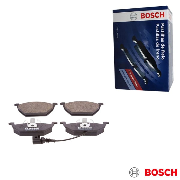 Encontraproduto.com.br - 0986Bb0136 - Pastilha Freio C/Alarme - Golf /03-02 A3 99/New Bee - Bosch