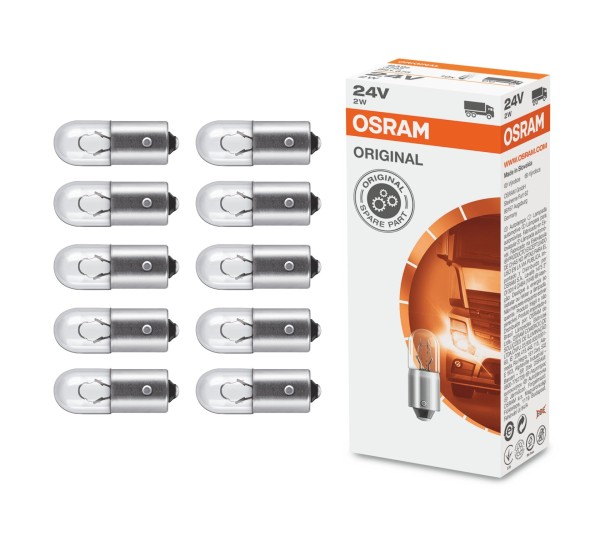 Encontraproduto.com.br - Lâmpada Halógena para Painel 3797 2W 24V com 10 Peças Osram