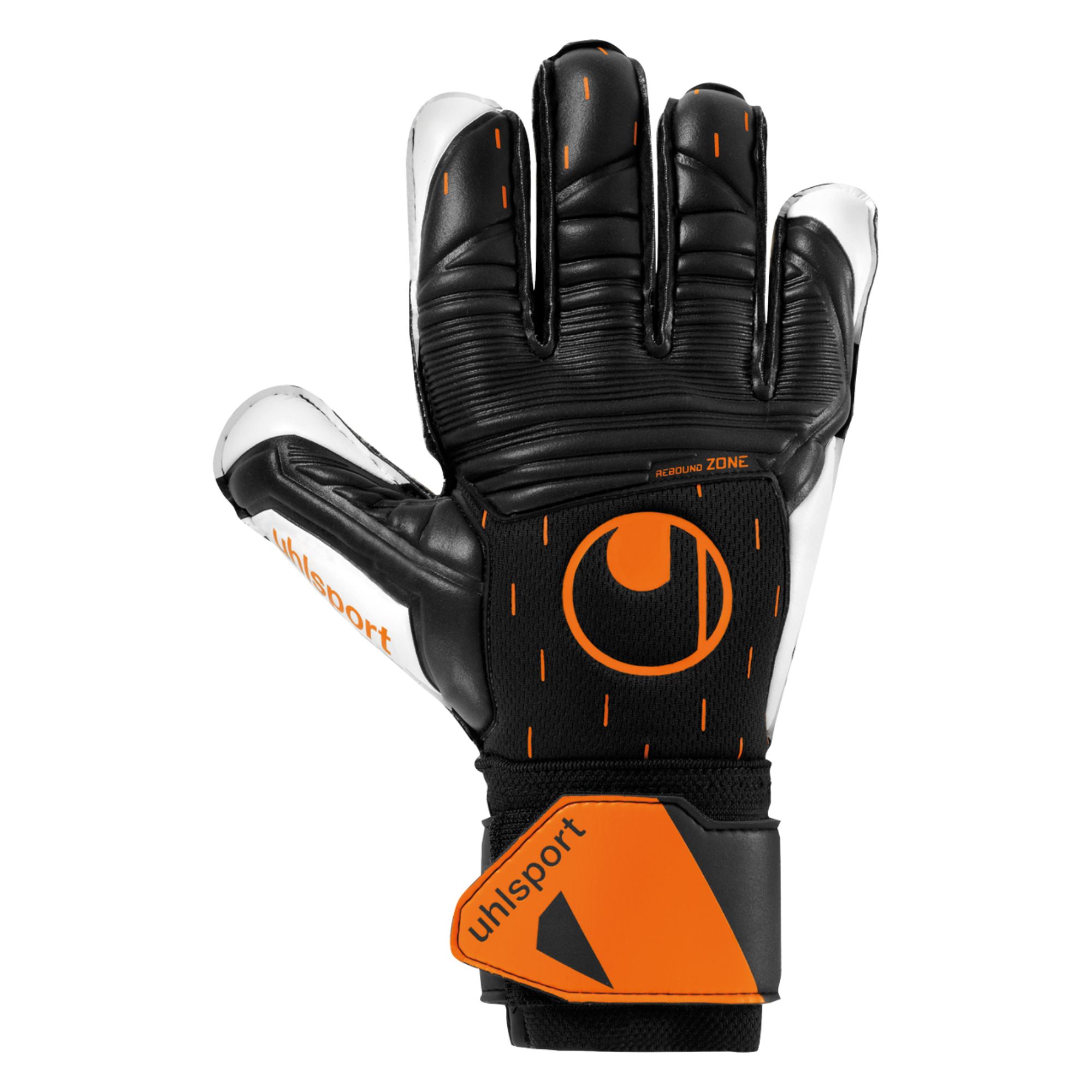 Luva De Goleiro Uhlsport Contact Soft Pro Masculina - Preta/Branca