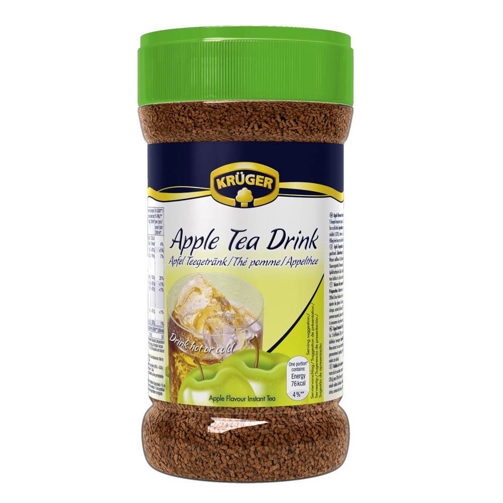 Encontraproduto.com.br - Chá de Maçã Adoçado Instantâneo Krüger 400g