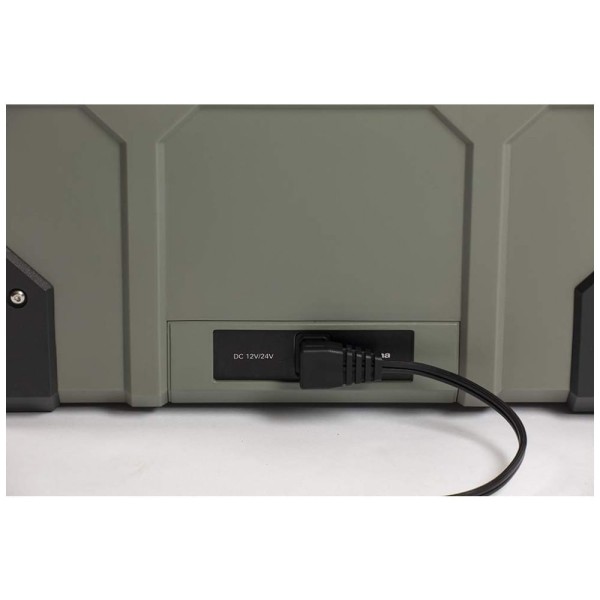 Encontraproduto.com.br - Geladeira Portátil 43L com Função Freezer, DC 12 24 V, AC 110 V, Truma C44, Cinza