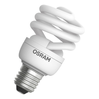 Encontraproduto.com.br - Lâmpada eletrônica fluorescente Osram Twist 220V 18W 2700K amarela