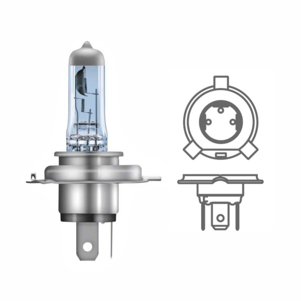 Encontraproduto.com.br - Par Lâmpada H4 Osram Cool Blue Intense Xenon Look 12V 60/55W 4200K
