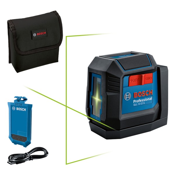 Nível a Laser verde Bosch GLL 12-22 G LI