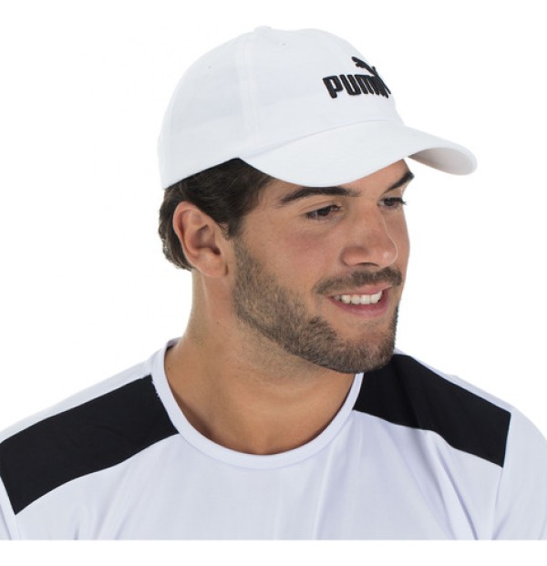 Encontraproduto.com.br - Boné Puma Aba Curva Essentials Branco Branco