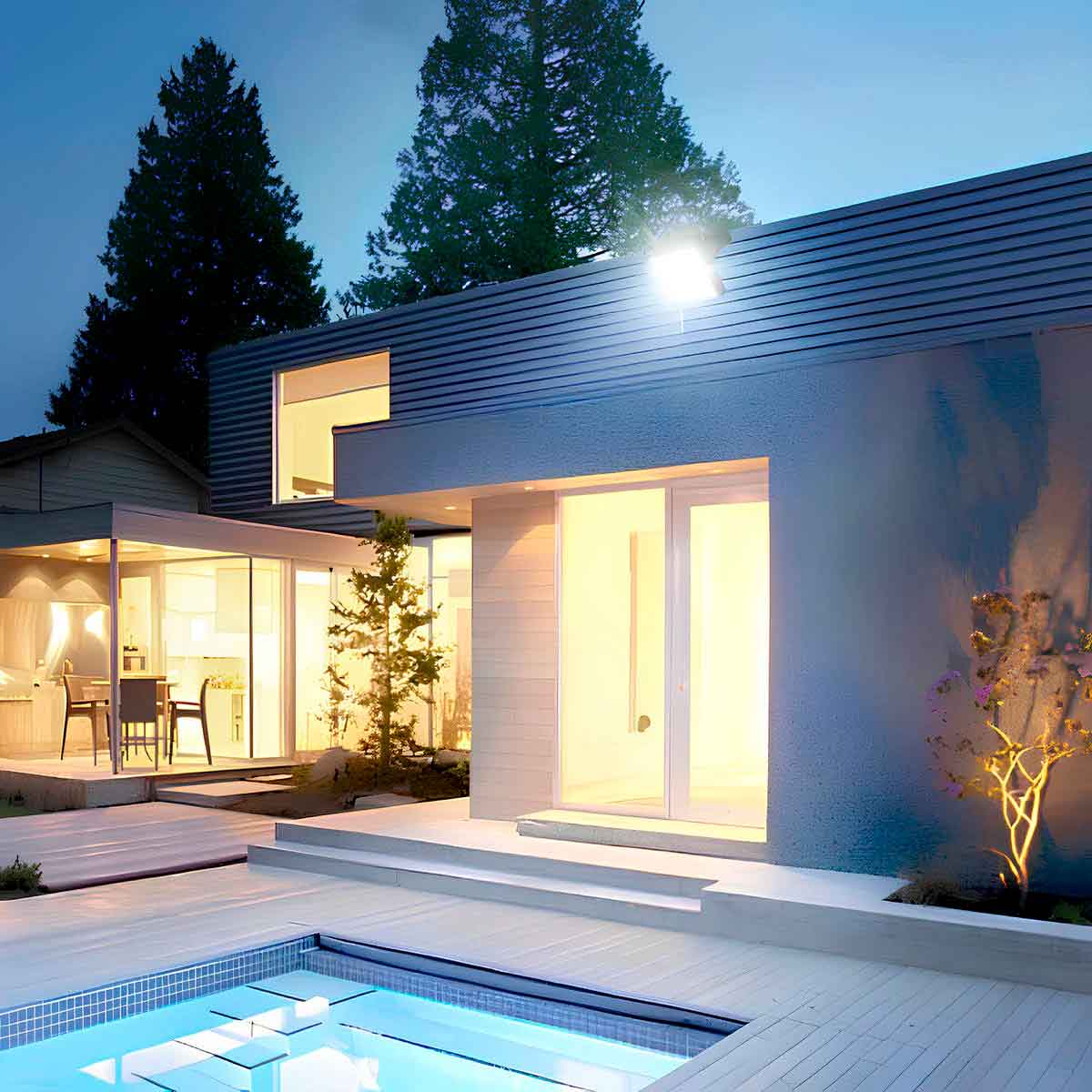 Encontraproduto.com.br - Refletor LED Floodlight Ledvance 3000K Bivolt Retângular Preto