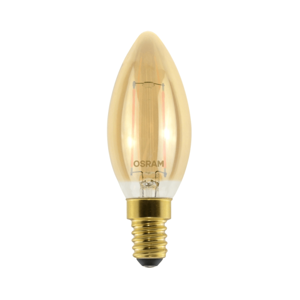 LAMPADA LED VINTAGE VELA 2,2W 2500K E14