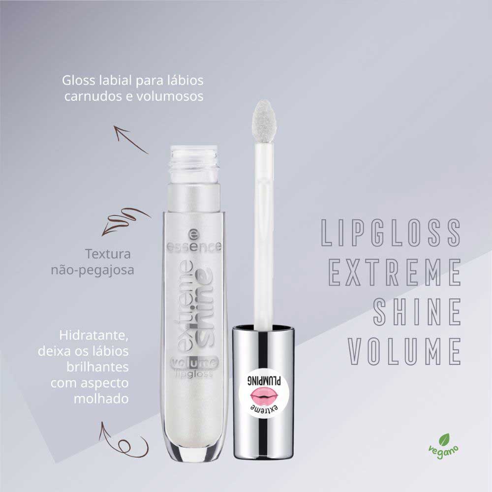Encontraproduto.com.br - Gloss Labial Líquido Cintilante Essence Extreme Shine Volume 101 Milky Way 5 ml