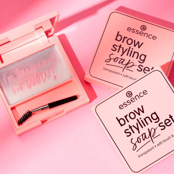 Encontraproduto.com.br - Cera Modeladora para Sobrancelha Essence Brow Styling Soap Set Transparente 3,4 g
