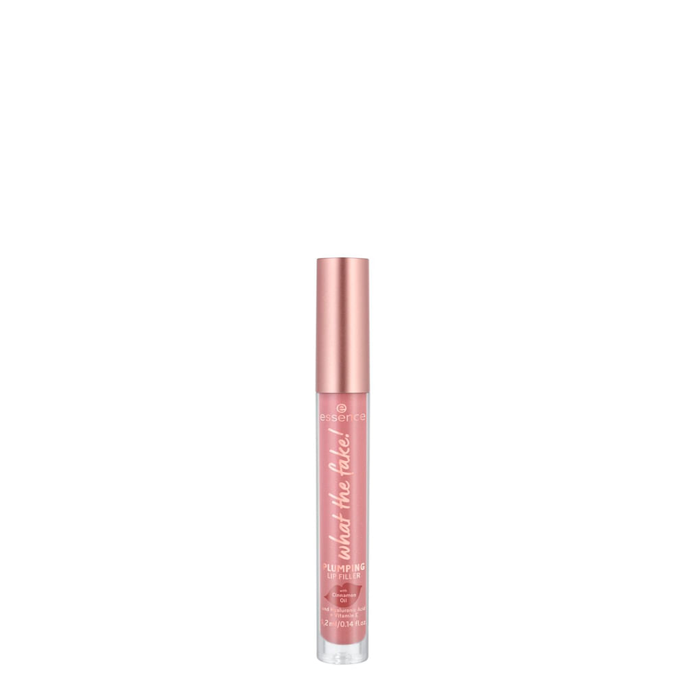 Gloss Preenchedor Labial Essence What The Fake 02 Oh My Nude 4,2 ml