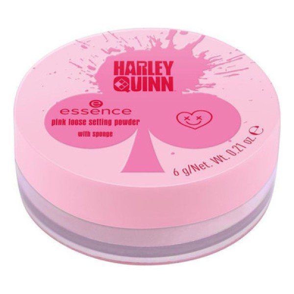 Encontraproduto.com.br - ESSENCE HARLEY QUINN PÓ FACIAL SOLTO ROSA 01 HARLEY VIBES
