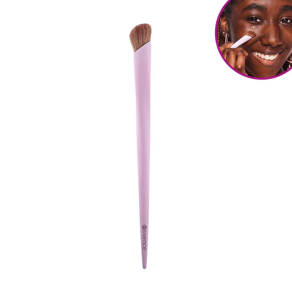 Encontraproduto.com.br - Pincel para Corretivo Essence 01 Bye Bye Under Eye Roxo