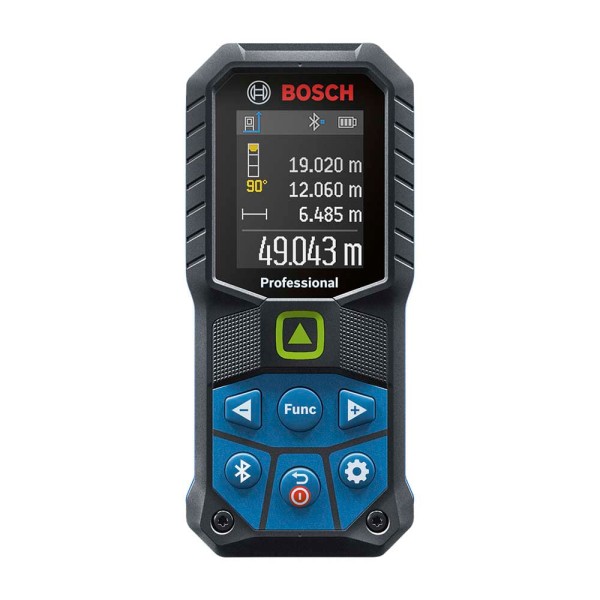 Encontraproduto.com.br - Trena a laser verde com Bluetooth GLM 50-27 CG Bosch