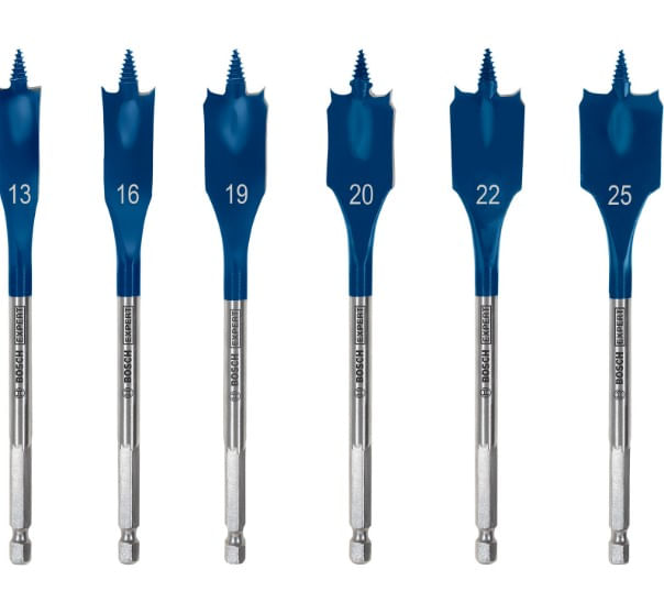 Jogo Com 6 Brocas Bosch Expert Self Cut Speed 13-25mm X152mm